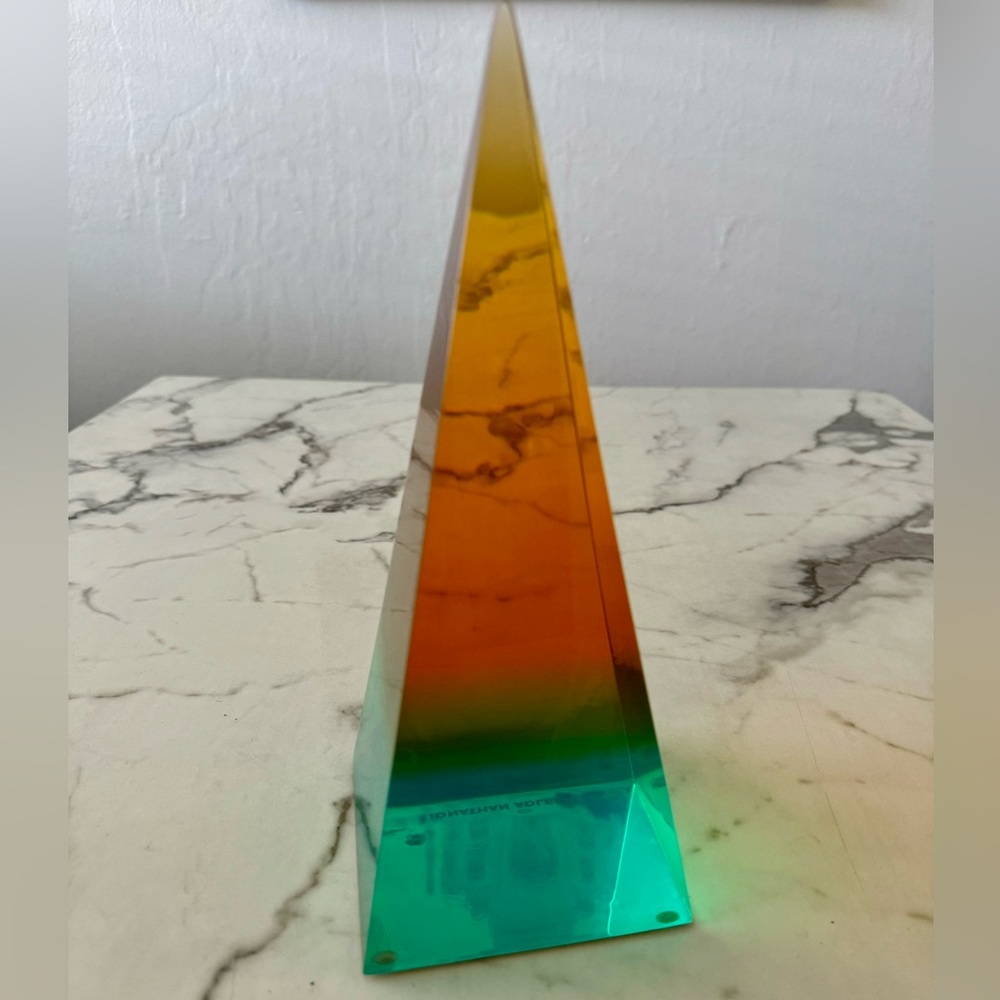 Jonathan Adler Small Neo Geo Acrylic Obelisk